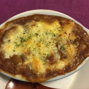 【余りものW消費！】餅チーズカレー